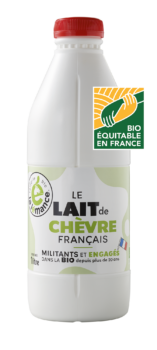 lait de chèvre la lemance 1L Bio Équitable en France