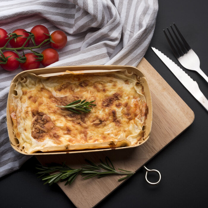 Lasagnes au fromage de chèvre bio