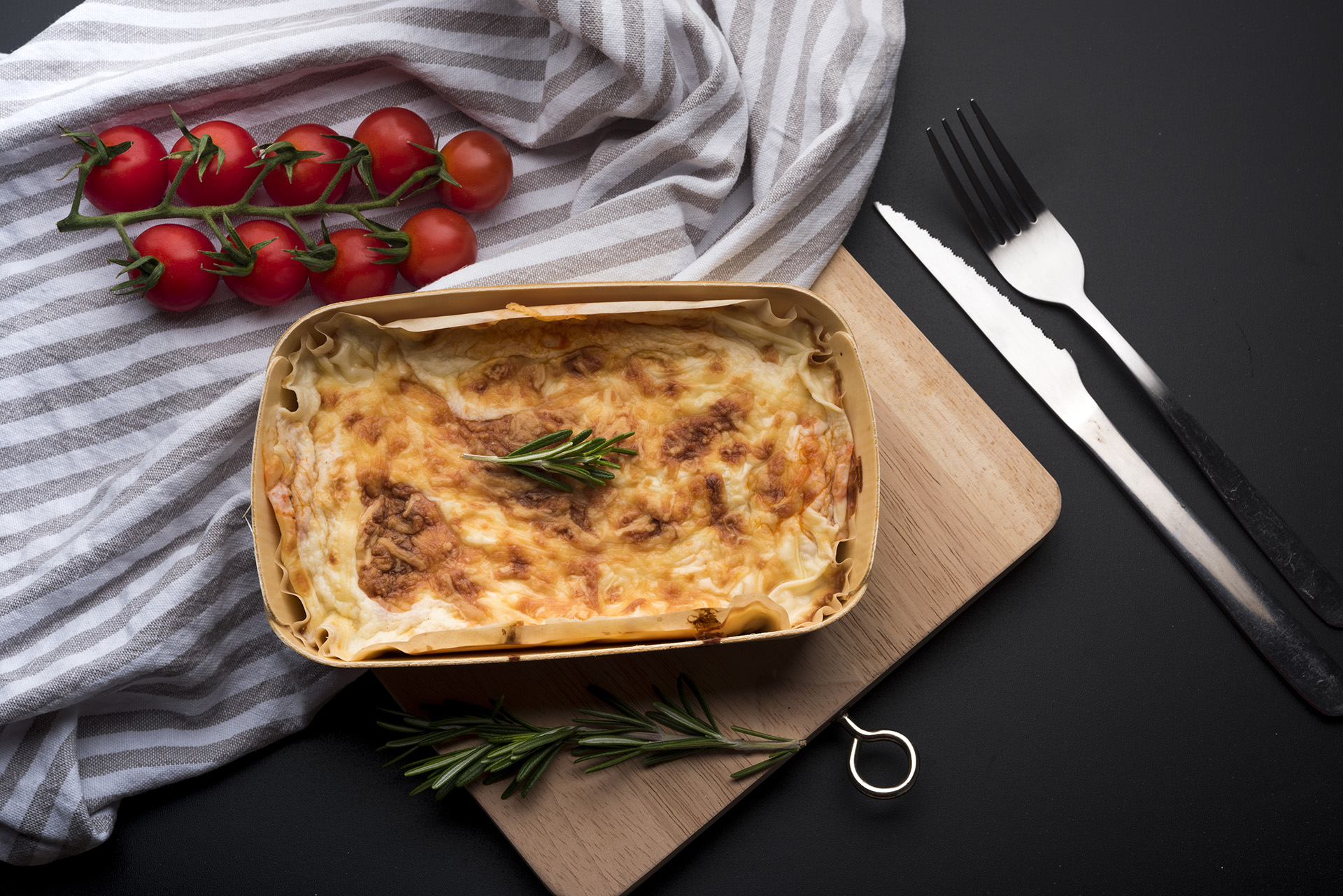 Lasagnes au fromage de chèvre bio