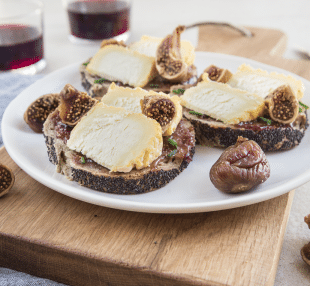 Suggestion de dégustation Langres Toast figues