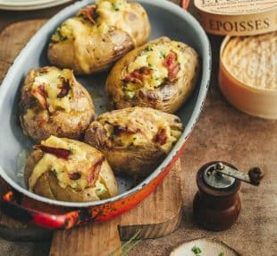 Pommes de terre farcies à l’Epoisses