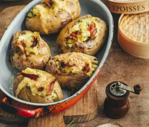 Pommes de terre farcies à l’Epoisses